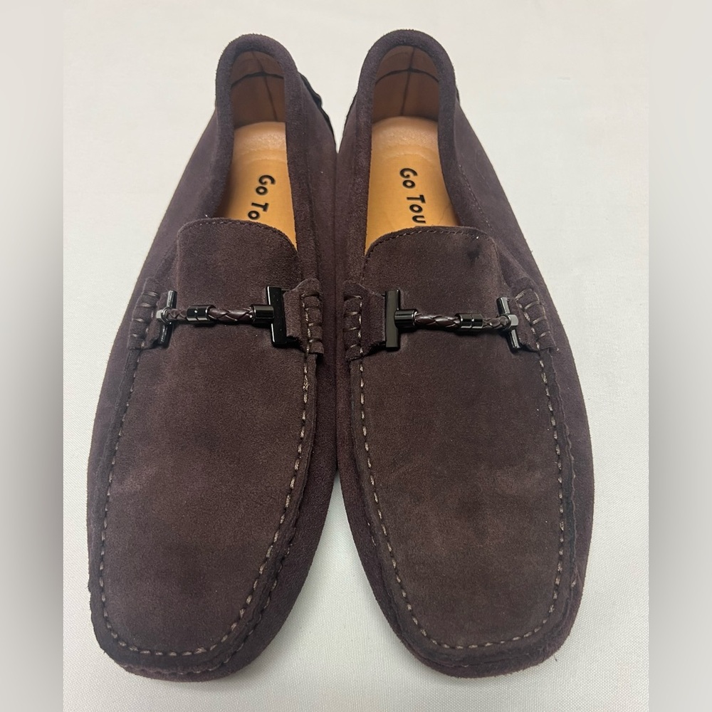 Go Tour Men's Brown Driving Mocassins
Size 11.5
